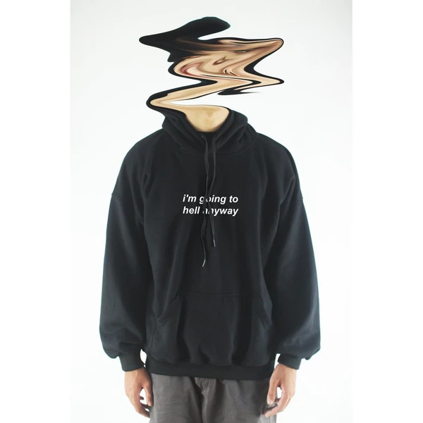 Áo hoodie unisex chodole chất liệu hoodie nỉ, đẹp form rộng cho cả nam và nữ in chữ i'm going to hell anyway
