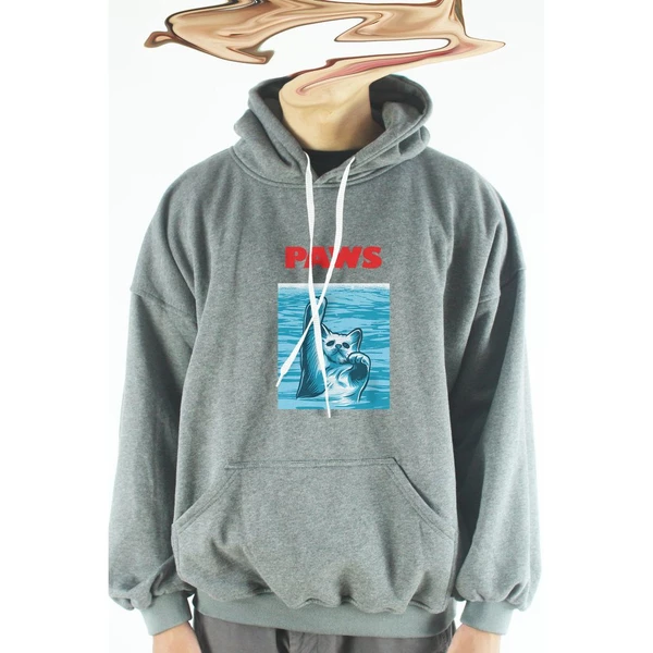 Áo khoác hoodie unisex cotton hình Cat Lover Series - Paws (nhiều màu)