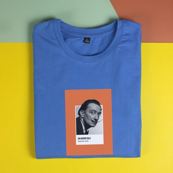 Áo thun ngắn tay unisex Chodole cho cả nam và nữ, chất liệu vải cotton in cotton 100% in hình Pantone - Salvador Dali