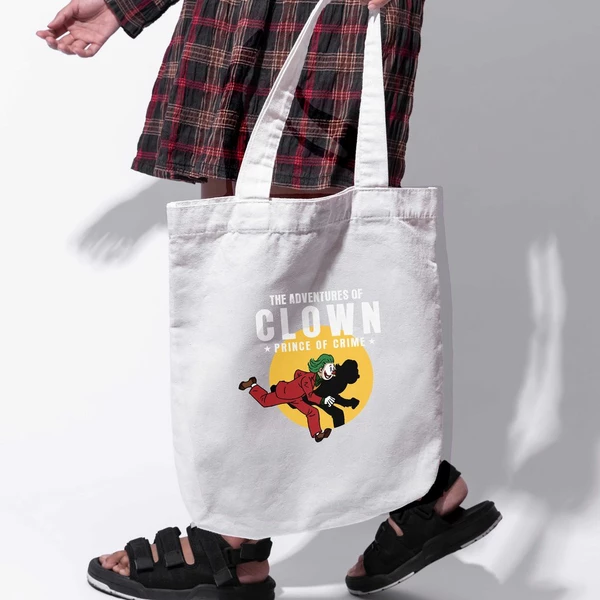 Túi vải tote bag của Chodole chất liệu túi canvas vải bố đẹp in hình độc đáo The Adventure of Joker
