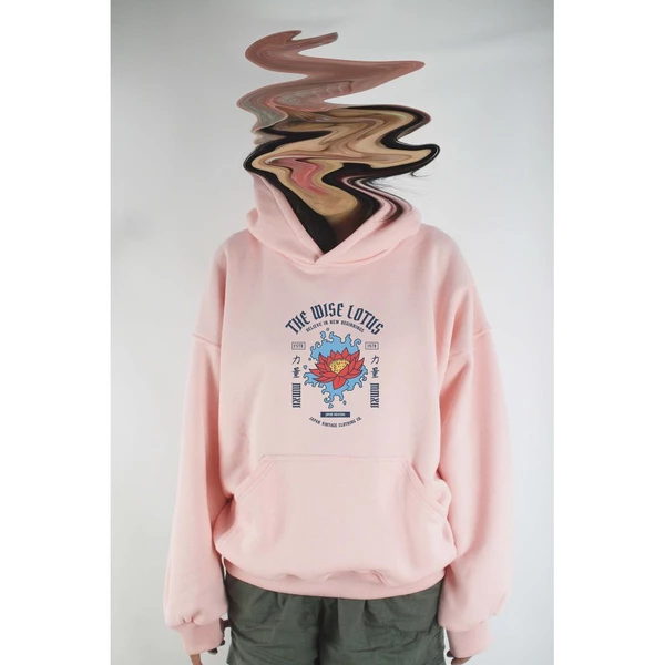 Áo hoodie unisex chodole chất liệu hoodie nỉ, đẹp form rộng cho cả nam và nữ in hình độc đáo The wise lotus