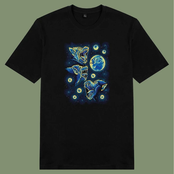 Áo thun ngắn tay unisex Chodole cho cả nam và nữ, chất liệu vải cotton in cotton in hình Dragonball - 3 great monkeys
