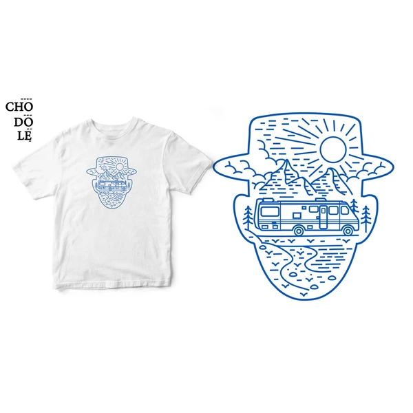 Áo thun tay ngắn unisex Chodole cho cả nam và nữ, chất liệu vải cotton in hình Empire Business -Breaking Bad