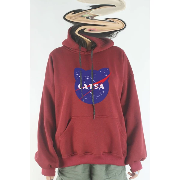 Áo khoác hoodie unisex cotton hình Cat Lover Series - Catsa (nhiều màu)