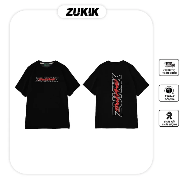 Áo thun tee phông nam nữ tay lỡ oversize form rộng ZUKIK - SWAG