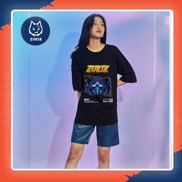 Áo thun tay lỡ unisex Zeny- ZUKIK