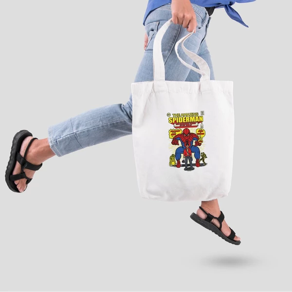 Túi vải tote bag của Chodole chất liệu túi canvas vải bố đẹp in hình độc đáo  The Amazing Spiderman