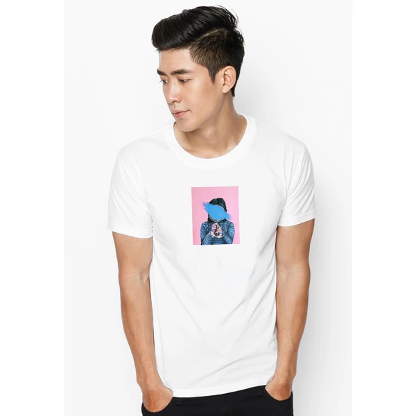 Áo thun ngắn tay unisex Chodole cho cả nam và nữ, chất liệu vải cotton in cotton in hình Mirror Mirror Cung Cấp Bởi Suvi