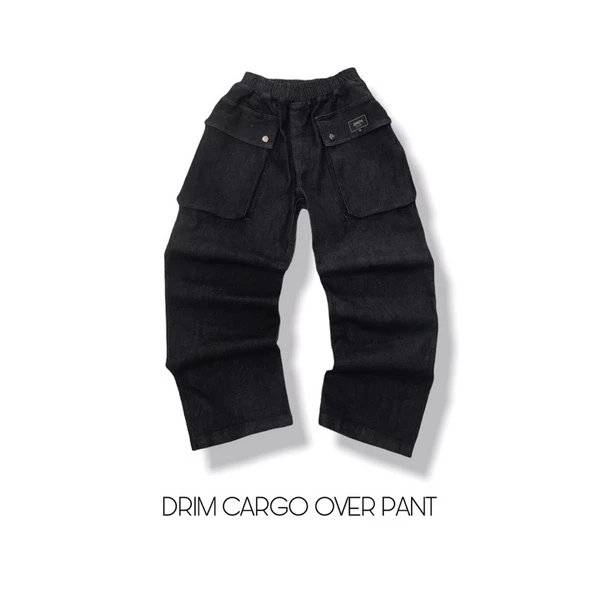 Quần Jean Cargo Pant Phom Rộng Unisex Nam Nữ Drim Cargo Over -local Brand Chính Hãng