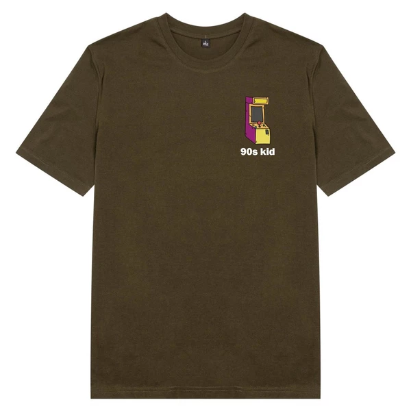 Áo thun unisex cotton 100% in hình 90s kid - Máy chơi điện tử thẻ  (nhiều màu)
