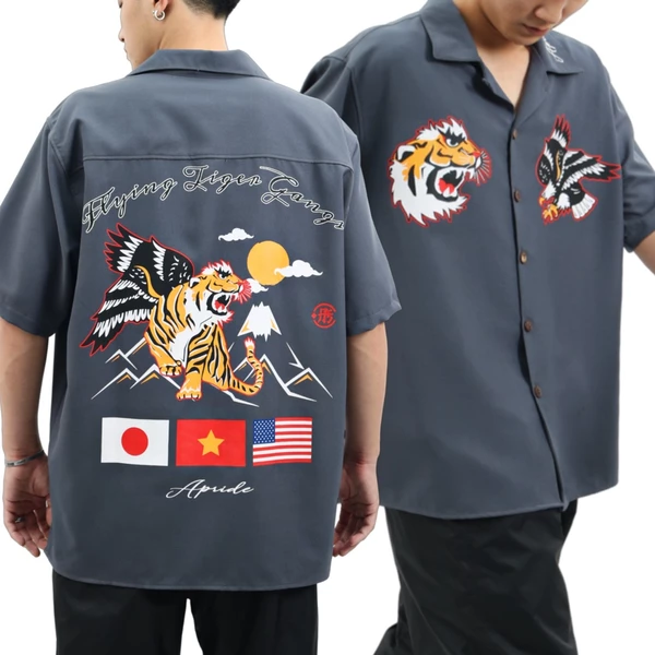 Apride Flying - Tiger Aloha / Áo sơ mi Apride Flying - Tiger Aloha