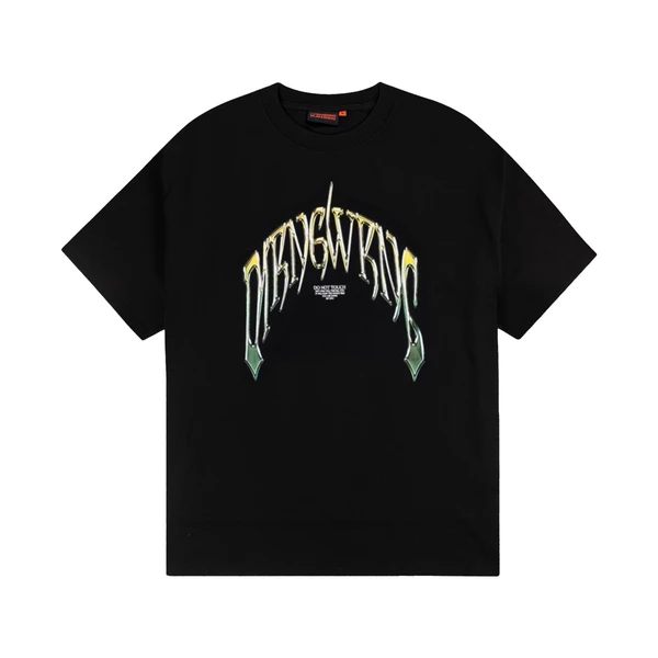 Áo thun Morning Warning Chrome Black - Áo Thun Unisex Form Rộng Tay Lỡ Oversize Cotton 100% Local Brand