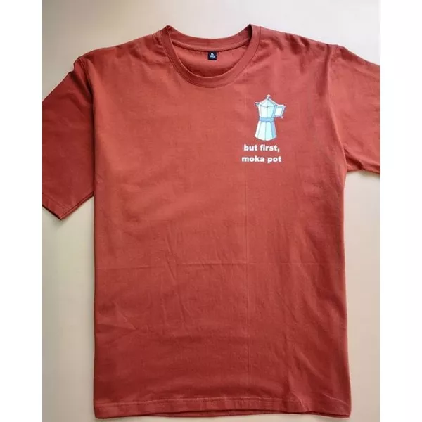 Áo thun tay ngắn unisex Chodole cho cả nam và nữ, chất liệu vải cotton in hình các kiểu uống café.