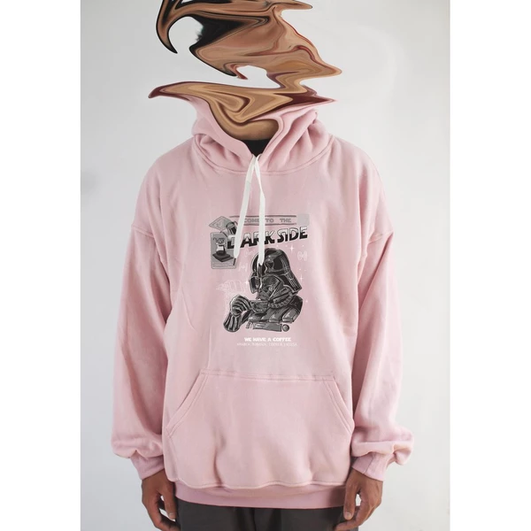 Áo hoodie unisex chodole chất liệu hoodie nỉ, đẹp form rộng cho cả nam và nữ in hình độc đáo Dark Side Coffee