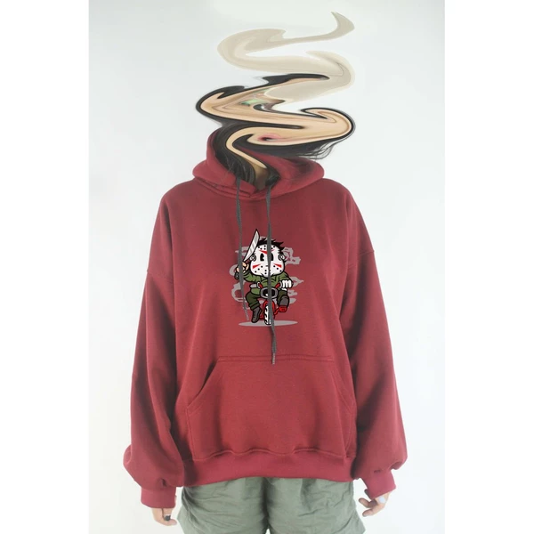 Áo hoodie unisex chodole chất liệu hoodie nỉ, đẹp form rộng cho cả nam và nữ in hình độc đáo Jason Minibike