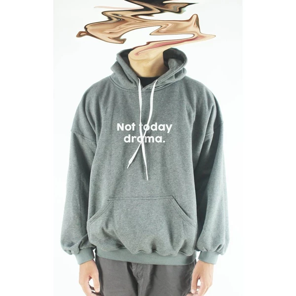Áo hoodie unisex chodole chất liệu hoodie nỉ, đẹp form rộng cho cả nam và nữ in chữ Not today drama