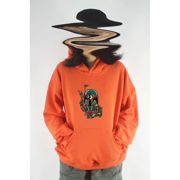 Áo khoác hoodie unisex cotton hình Super Heroes series - Minion Boba Fett (nhiều màu)