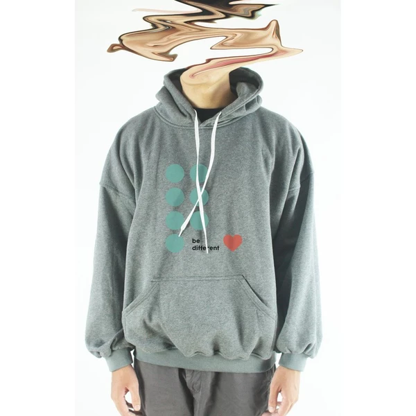 Áo hoodie unisex chodole chất liệu hoodie nỉ, đẹp form rộng cho cả nam và nữ in hình độc đáo Be different