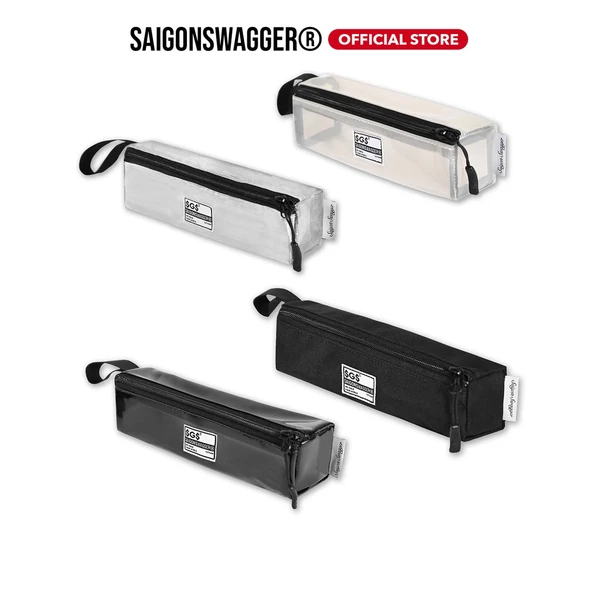 Túi Hộp Bút Vuông SAIGON SWAGGER® SGS Square Pencil Case-Vừa Máy Tính Casio