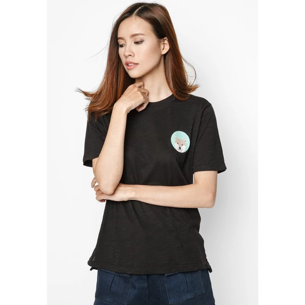 Áo thun tay ngắn unisex Chodole cho cả nam và nữ, chất liệu vải cotton in hình thú cưng Pet LoversPet Lovers - Chó Shiba