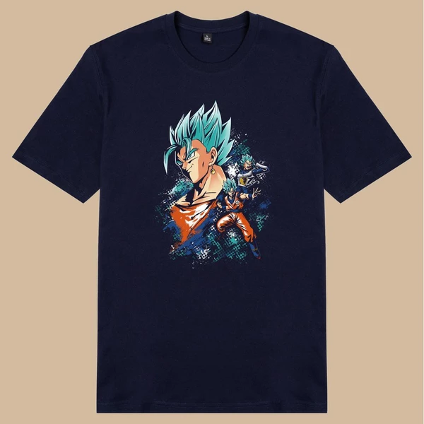 Áo thun unisex cotton in hình Dragonball - The Return of the ultimate Vegito (nhiều màu)