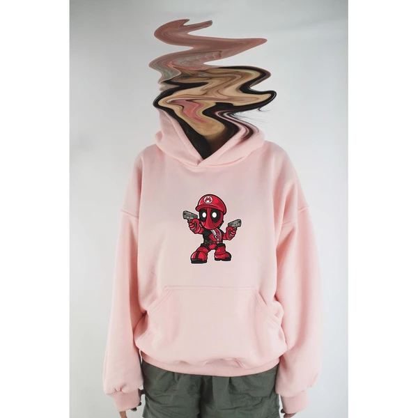  Áo khoác hoodie unisex cotton hình Super Heroes series - Mario Deadpool nhiều màu)