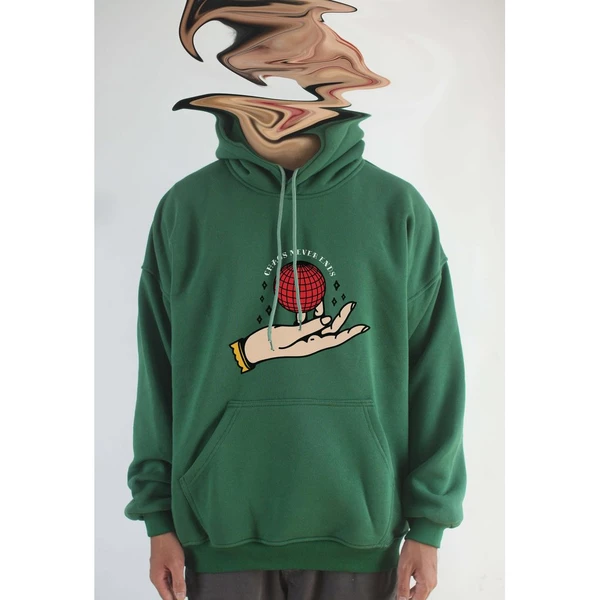  Áo hoodie unisex chodole chất liệu hoodie nỉ, đẹp form rộng cho cả nam và nữ in hình độc đáo Ink Art - Chaos never ends