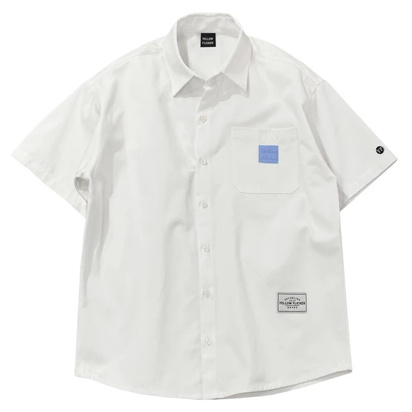 Áo sơ mi tay ngắn YELLOW FLICKER basic unisex