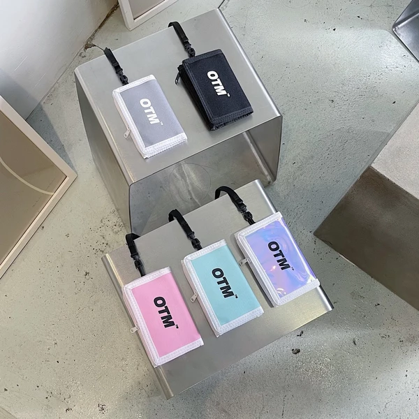 Ví Nữ Mini Cầm Tay Ngắn Nhỏ Gọn Hologram Thời Trang Cao Cấp OTM x DGB Hologram Mini Wallet Dragonbyboi