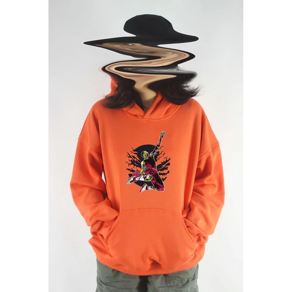 Áo hoodie unisex chodole chất liệu hoodie nỉ, đẹp form rộng cho cả nam và nữ in hình độc đáo Zombie Slam Dunk