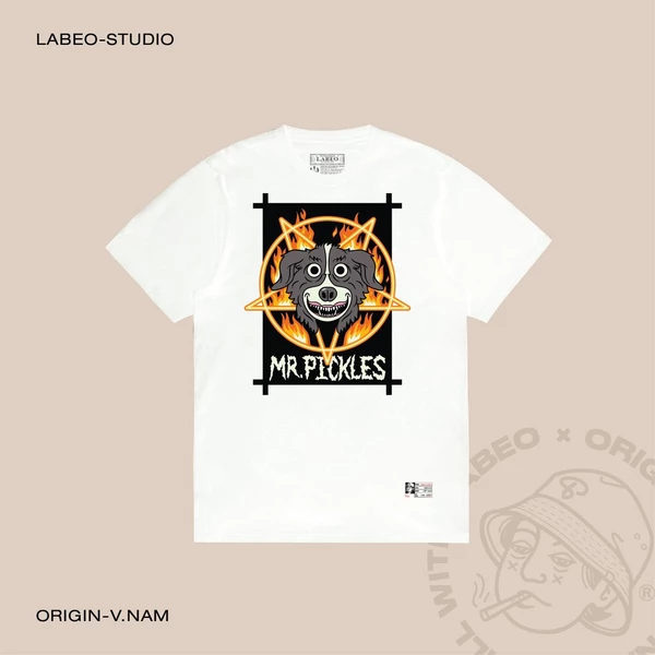 LB07 Áo phông phát quang Mr Pickles T shirt Made by Labeo