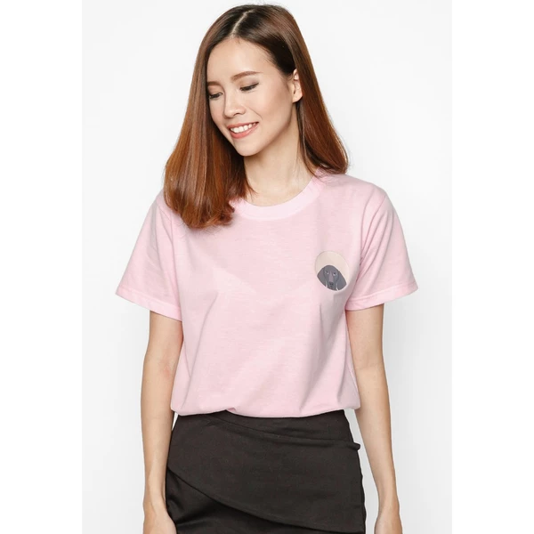 Áo thun tay ngắn unisex Chodole cho cả nam và nữ, chất liệu vải cotton in hình thú cưng Pet Lovers -Dachshund
