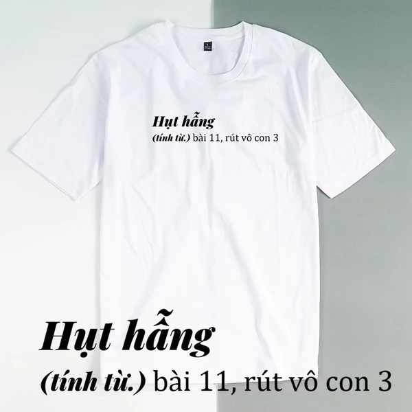 Áo thun ngắn tay unisex Chodole vải cotton in cotton 100% in hình Tết 2024 - Hụt Hẫng