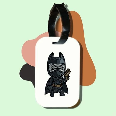 Thẻ hành lý cho túi xách balo du lịch in hình star wars Darkest Knight (nhiều màu)