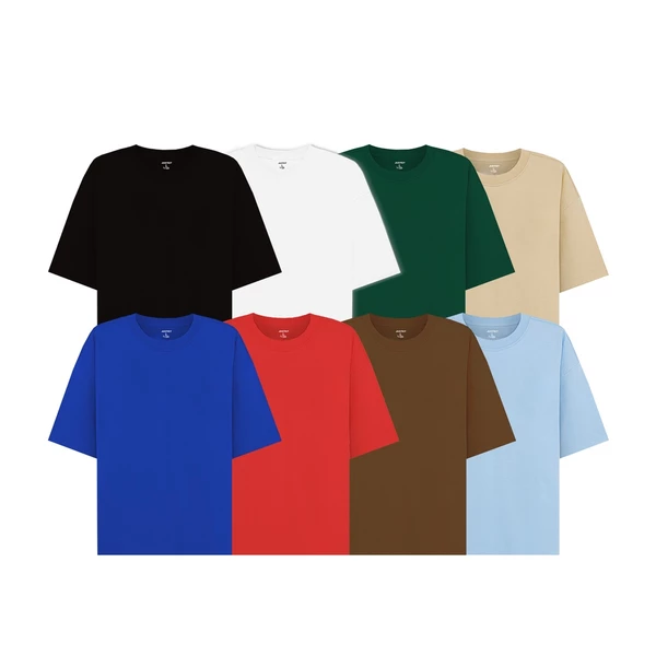 Áo Thun Nam SUPLEX Tshirt Hai Màu Trắng Đen Tay Ngắn Chất Cotton TSSL000