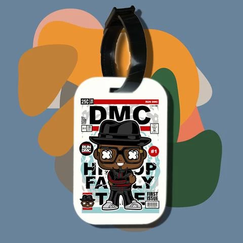 Thẻ hành lý cho túi xách balo du lịch in hình pop culture cartoon series - Run DMC (nhiều màu)