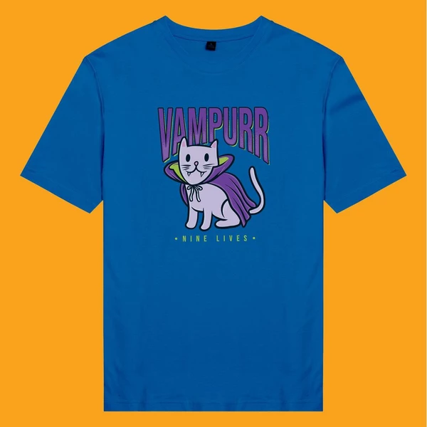 Áo thun ngắn tay unisex Chodole cho cả nam và nữ, chất liệu vải cotton in cotton in hình Cat Lover series - Vampurr