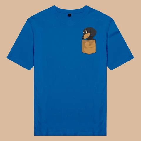 Áo thun unisex cotton in hình Pet lover Peekapoo - Dachshund (nhiều màu)