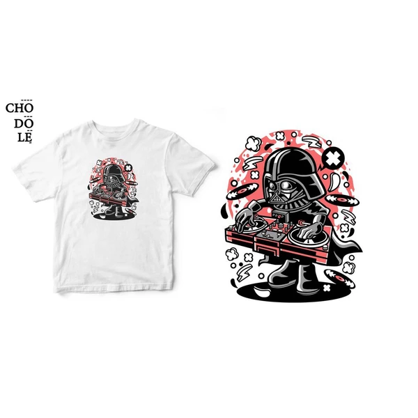 Áo thun unisex cotton 100% in hình Super Heroes Series - DJ Vader (nhiều màu)