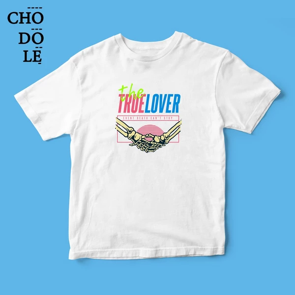 Áo thun tay ngắn unisex Chodole cho cả nam và nữ, chất liệu vải cotton in hình Until Death