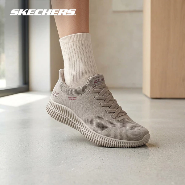 Giày Thể Thao Nam Skechers Slip-Ins BOBS Sport Geo Lite Fixed Range - 118382-TPE Memory Foam