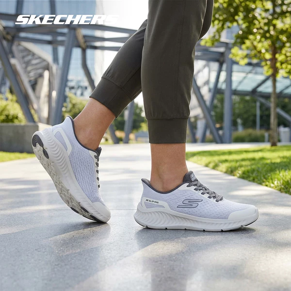 Giày Thể Thao Nữ Skechers Slip-Ins GOwalk Now Dayna Đi Bộ - 125664-WCC Air-Cooled Goga Mat