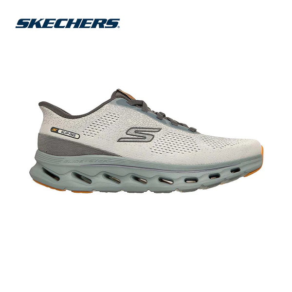 Giày Thể Thao Nam Skechers Slip-ins GOwalk Glide-Step 2.0 Maser Đi Bộ - 217017-SAGE Air-Cooled Goga Mat