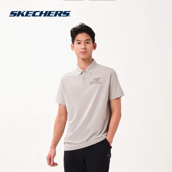 Polo Tee Nam Skechers Walking Performance Polo Tee - SP126M118-03ZZ