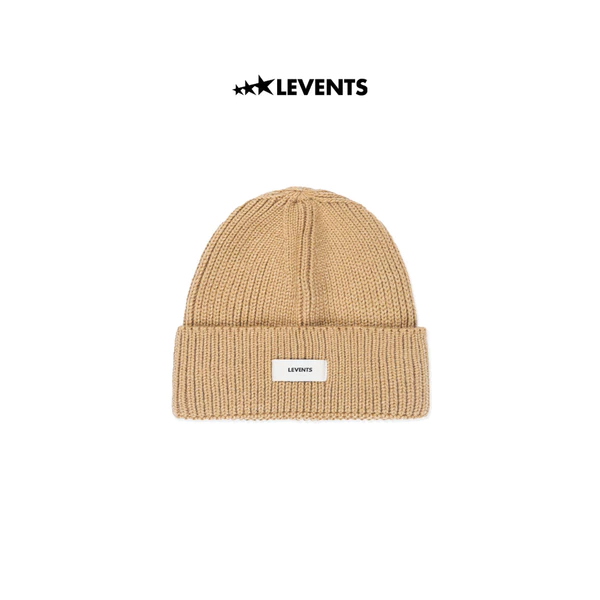 Nón Levents Knit Beanie/ Light Brown Beanie Len