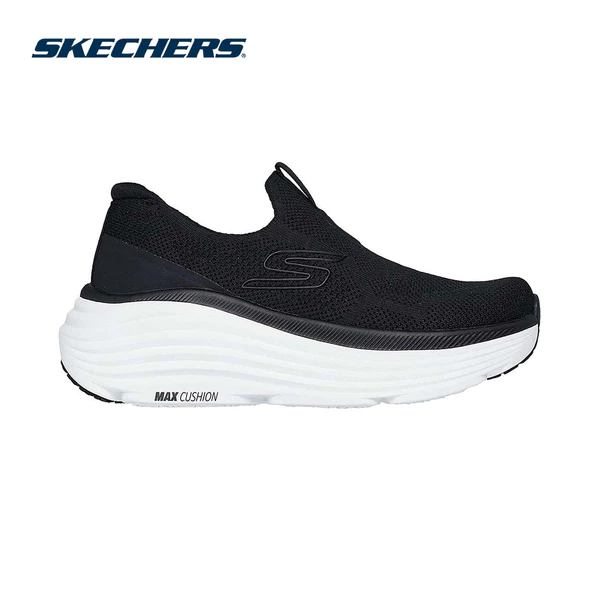Giày Thể Thao Nữ Skechers Performance Max Cushioning Endeavour Sarasota - 129481-BKW Air-Cooled Goga Mat