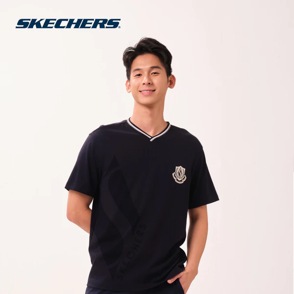 Áo Thun Tay Ngắn Nam Skechers Game On Iconic Short Sleeve Tee - SL126M216-002Z