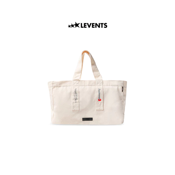 Túi Tote Levents 3rd Anniversary Tote Bag/ Off White Canvas