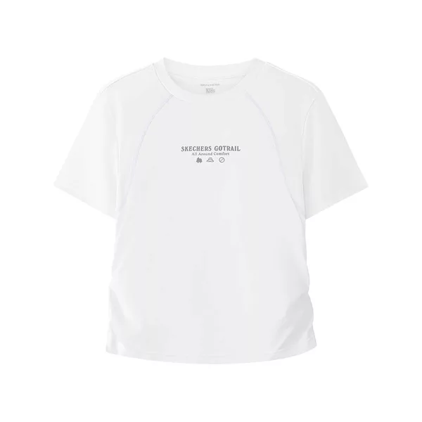 Áo Thun Tay Ngắn Bé Gái Skechers GO Trail Performance Short Sleeve Tee - P226G025-0019
