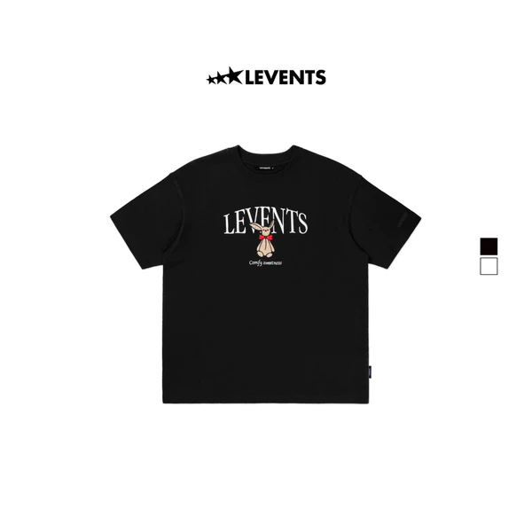 Áo Thun Levents Ribbon Rabit Tee Oversized 100% Cotton T-shirt